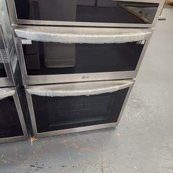 Amazing LG Combination Wall Oven 30 Inch With Air Fryer ,sous Vide Funtions And More WCEP6427F