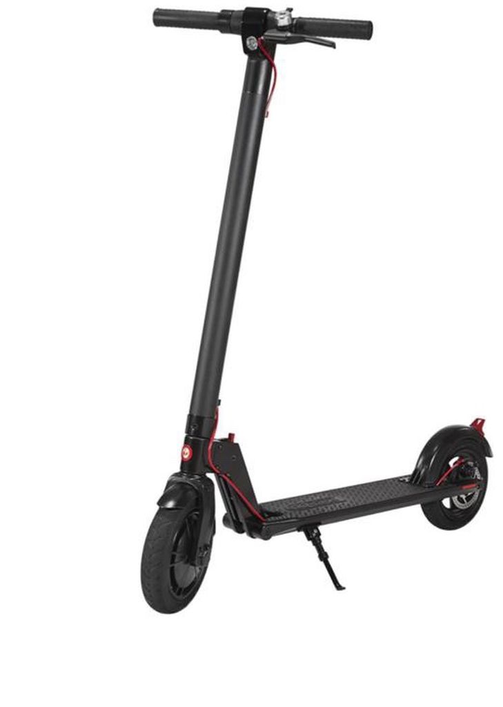 GOTRAX RIVAL Commuting Electric KiScooter - 8.5" Air Filled Tires - 15.5MPH & up to 12mile Range - Folding Frame