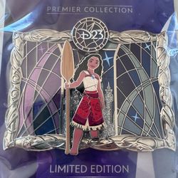 D23 THE ULTIMATE FAN EVENT PREMIER COLLECTION PIN MOANA LIMITED EDITION 1000