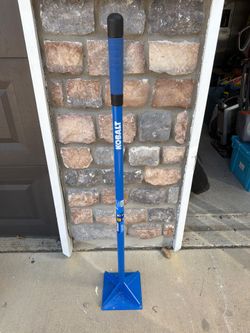 Like New Kobalt 8" x 8" Steel Tamper - Only $15!