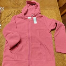 New Girl's Pink Fleece Jacket