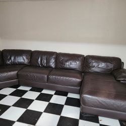 Sectional Leather Couch