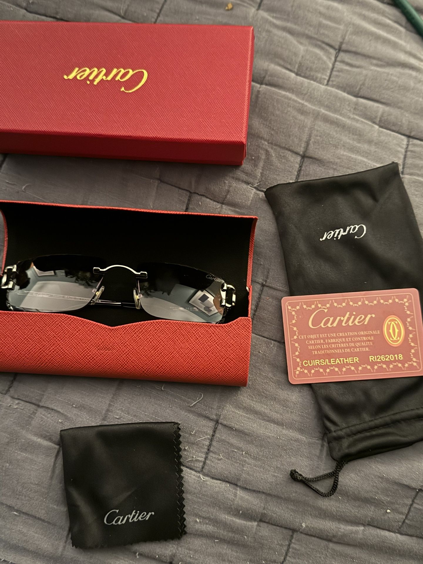 Cartier Black Sunglasses 