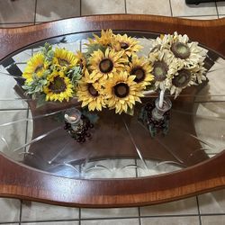 Coffee Table With Glass