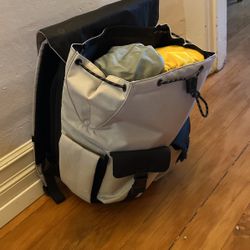 Unused Diaper Bag With Barley Used Cloth Diapers