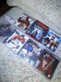 7 Play Station 3 Games for $35
