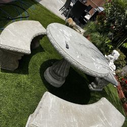 Cement Table