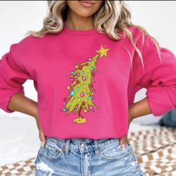Grinch Tree Sweater