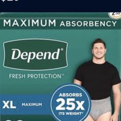 Men’s XL Depends