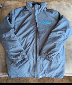 Stormtech Large Men's Blue Hooded Zip Jacket