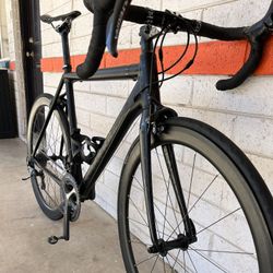 All Black - Cannondale CAAD 10 with Carbon Wheel Set 