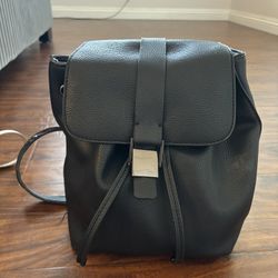 Black Slouchy Topshop Backpack