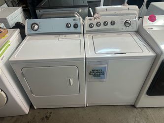 Whirlpool washer and gas dryer