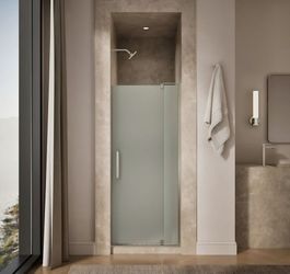 Kohler
Revel 70" High x 36" Wide Hinged Frameless Shower Door with Frosted Glass