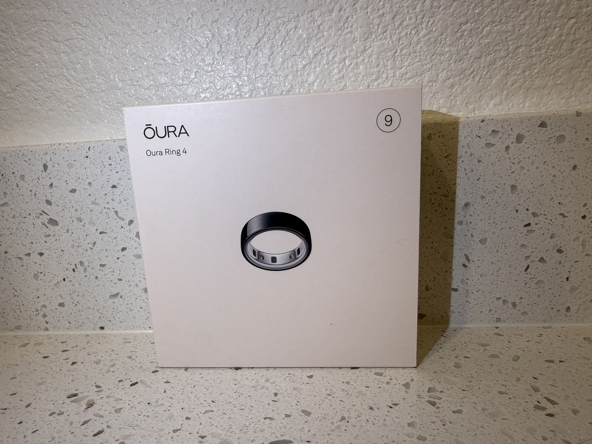 Oura Ring 4 Black Size 9