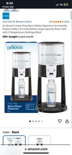 Dr browns insta prep warm water dispenser
