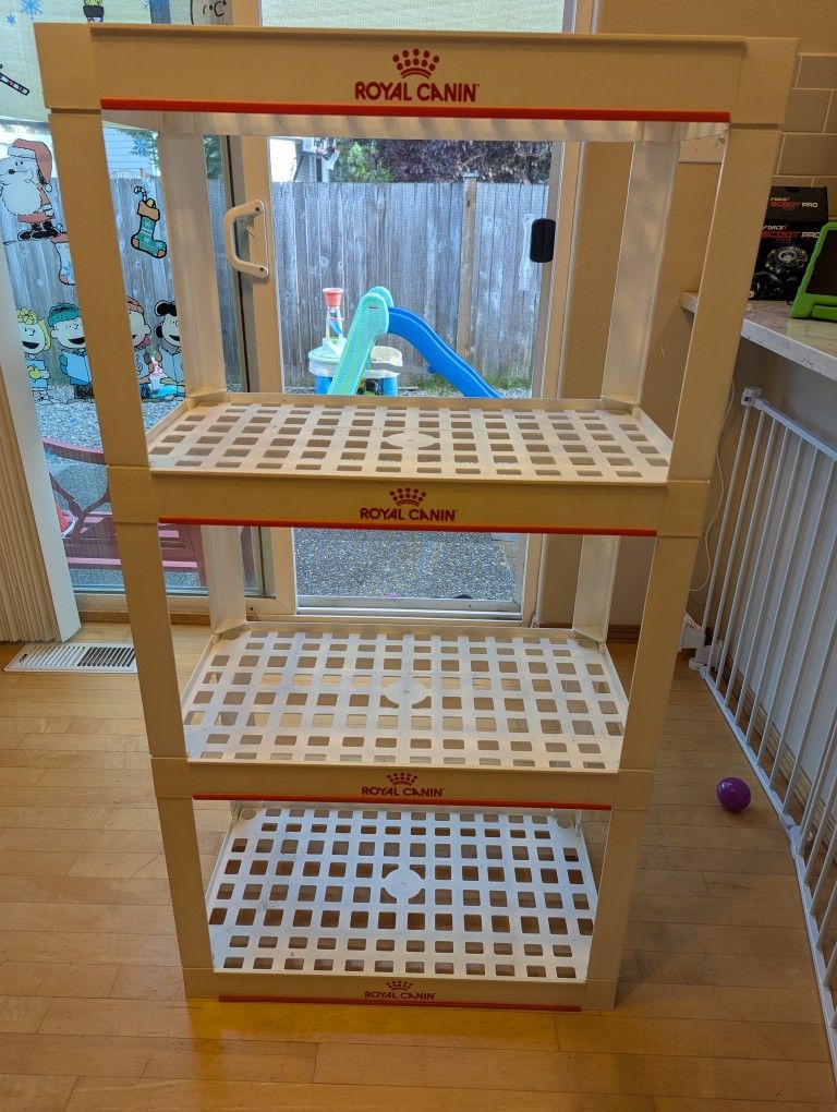 Plastic storage shelf shelves for garage