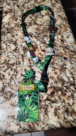 Neck lanyard with pins