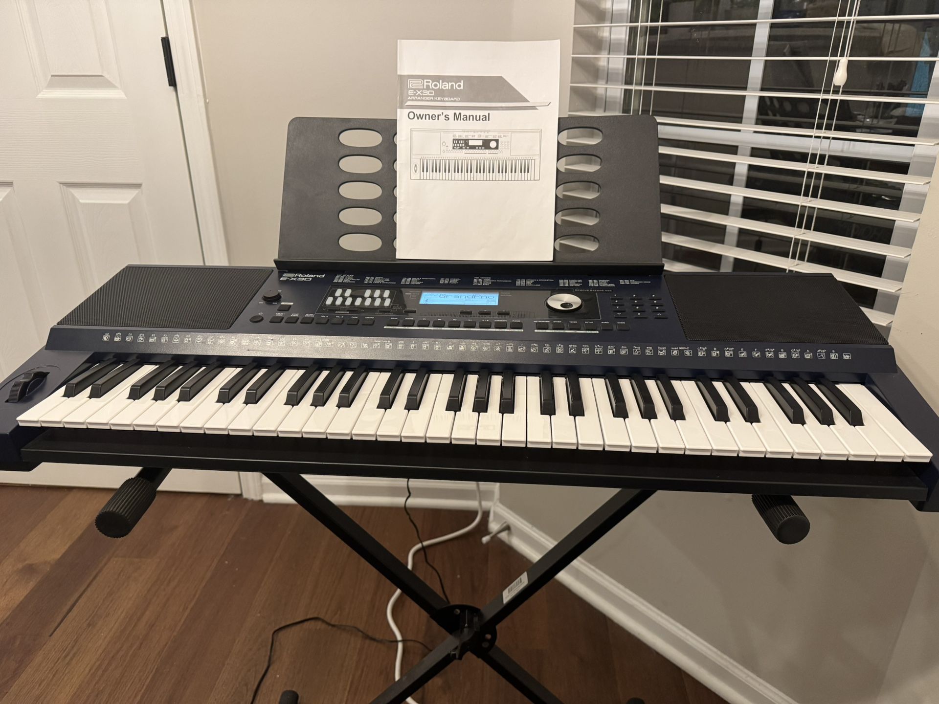 Oriental Roland E-X30 Arranger Keyboard (61 Keys)