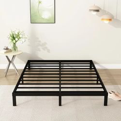 9 Inch Queen Bed Frame Heavy Duty Low Profile Metal Platform No Box Spring Needed

