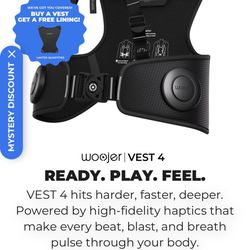 Basically Brand New Woojer 4 VR Vest