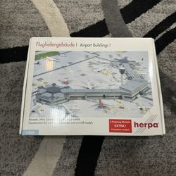 Herpa Wings 1:500 Scale Flughafengebaude I Airport Buildings Model Set New Open Box 
