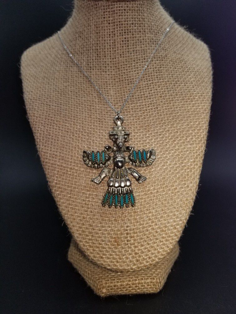 Vintage Medicine Man Necklace pendant 