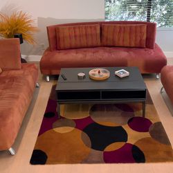 Luxury Sofa Set with matching Rug