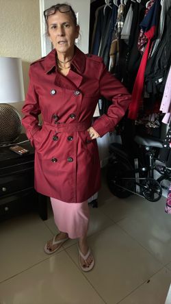 Red Trench Coat 