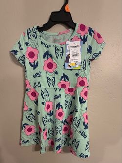 Bluey Girls Dress Size 4T New with Tags