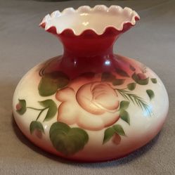Antique Porcelain Lamp Globe
