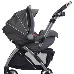 Graco SnugRider Elite Car Seat Carrier
And Car Seat