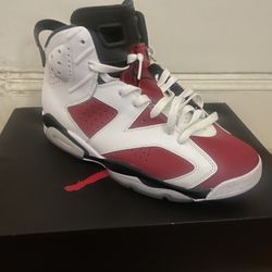 Jordan 6 Carmine Size 8.5