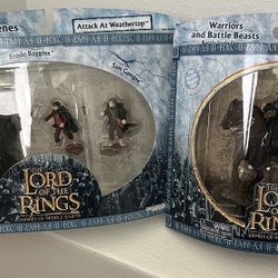 Lord Of The Rings Figures Brand New In Package
