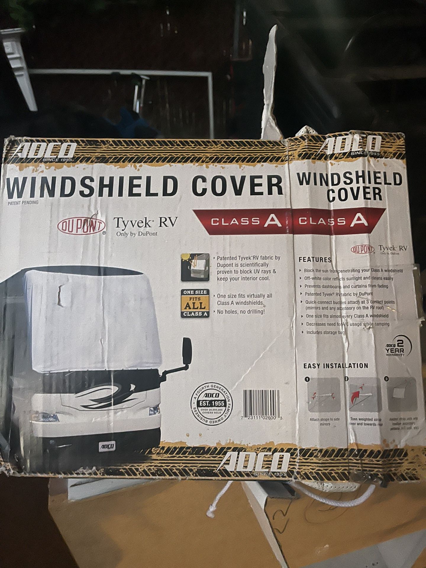 Windshield Cover For Class A Motorhome
