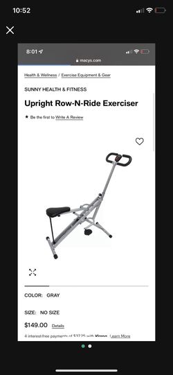 Upright Row N Ride Squat Exercise Equipment machine