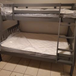 Brand New Twin/Full Bunk Beds Take Now With $39 Down