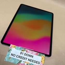 Apple IPad Pro 12.9 Inch 6th Gen Tablet - Pay $1 today and pay the rest later -