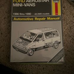 Haynes Ford Aerostar 1(contact info removed) Repair Manual