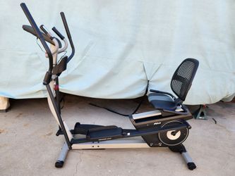 Elliptical hybrid trainer 2-in-1