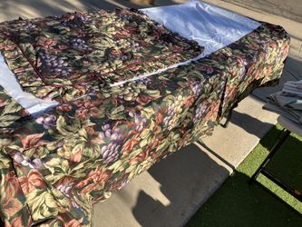 Custom Made Dust Ruffle With Two Shamed