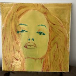 Wall Painting Angelina Jolie