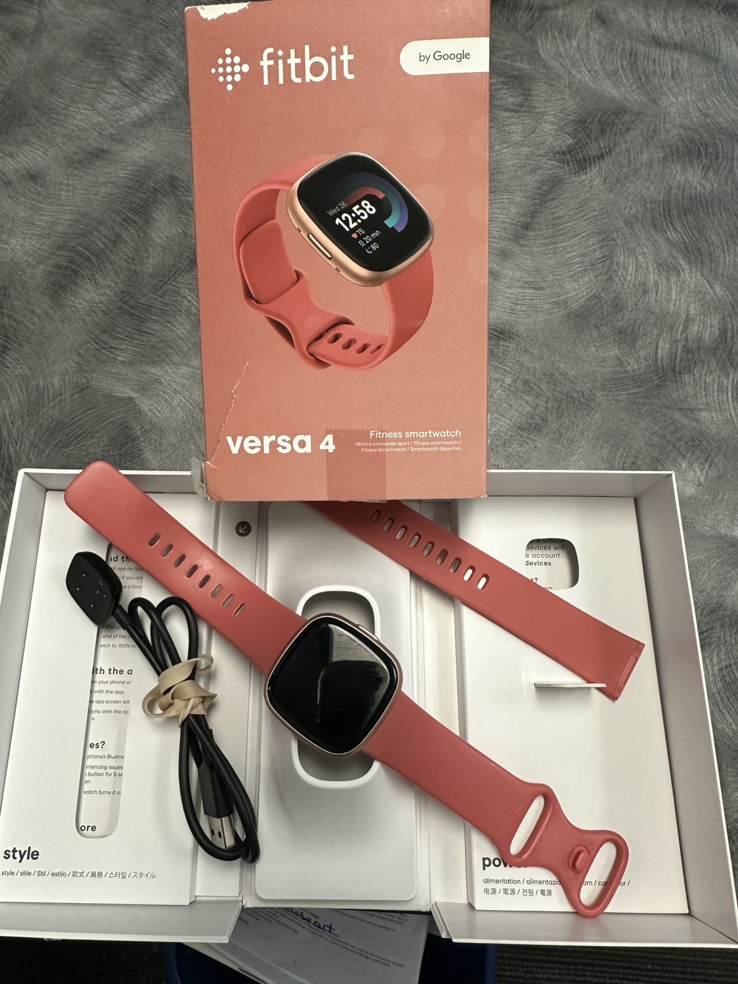 Fitbit Versa 4 Smart Watch By Google