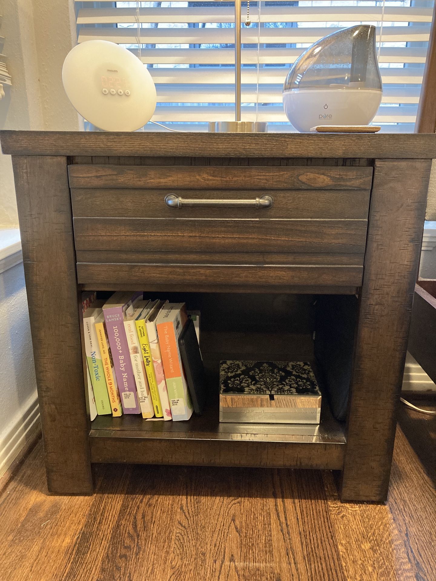 Solid Wood Nightstands (Set Of 2)