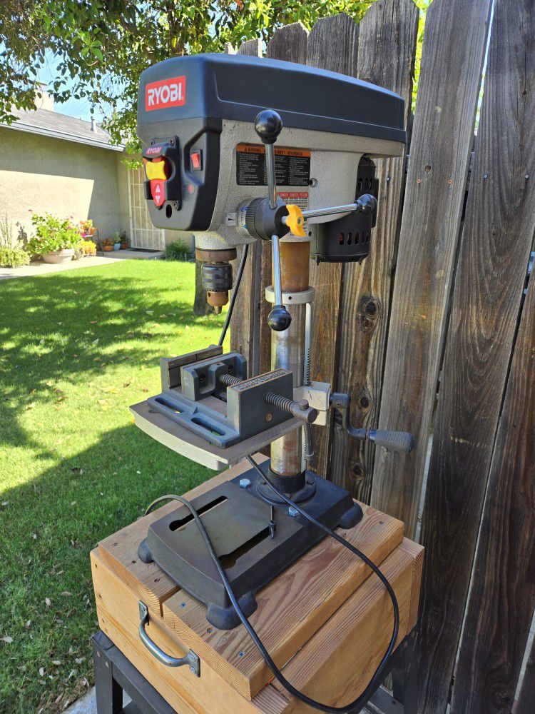 Ryobi 1/2" Drill Press On Portable Stand 