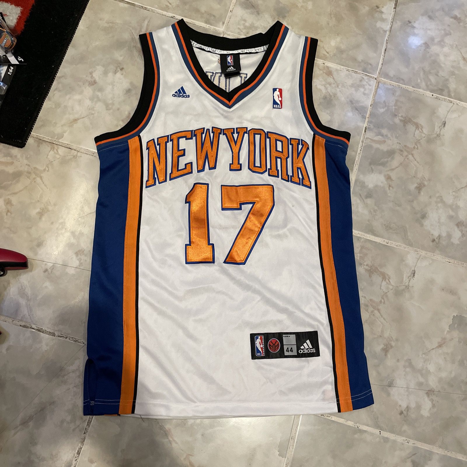 VTG Jeremy Lin New York Knicks Adidas Swingman Rare Jersey Size 44
