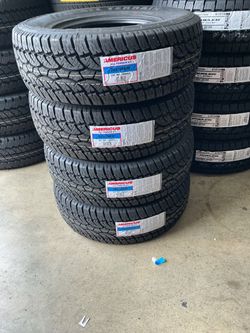 265 70 16 Americus all terrain A/T