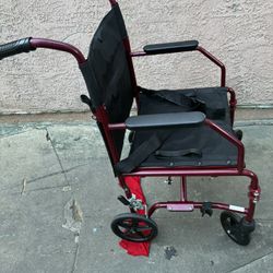 Transportation Chair No Footrest 300 Lbs