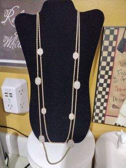 Kendra Scott Double Rope Chain /Glitter Squares