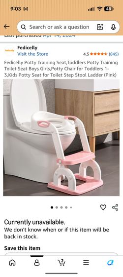 Toddler toilet seat